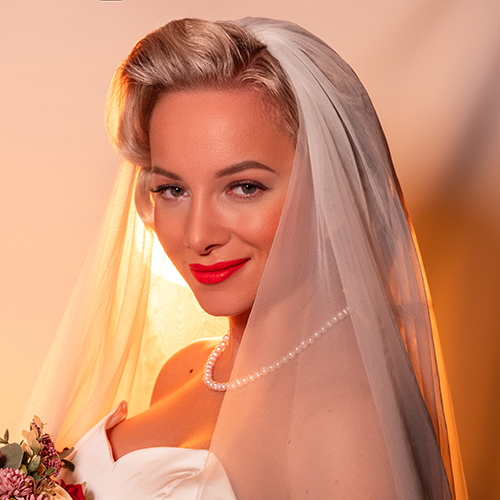 Image showing vintage hair and makeup